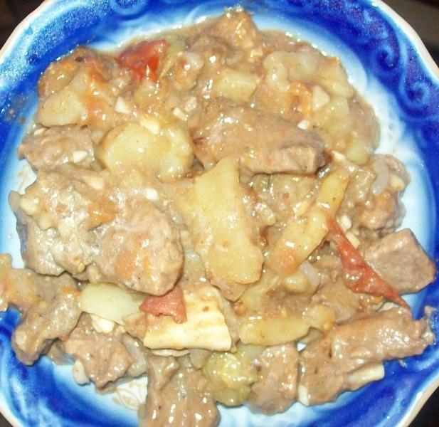 Beef Azu with potatoes