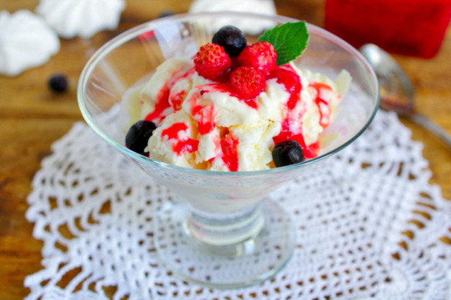 Ice cream without an ice cream maker at home