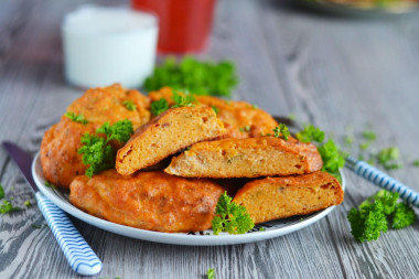 Fish cutlets in the oven