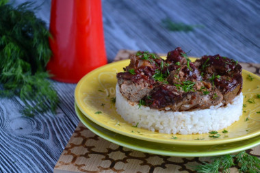 Chicken liver in the oven