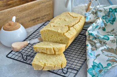 Gluten-free bread in the oven