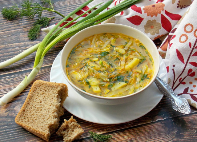 Lean cabbage soup
