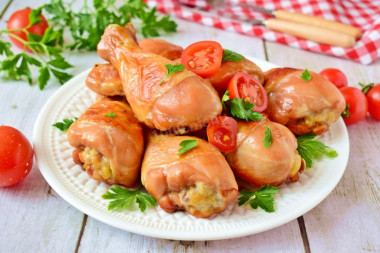 Chicken drumsticks in the oven with a crispy crust