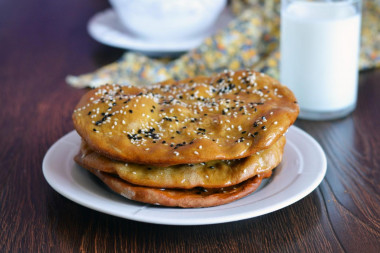 Kefir tortillas in the oven without yeast