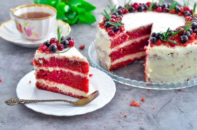 Classic Red Velvet cake at home