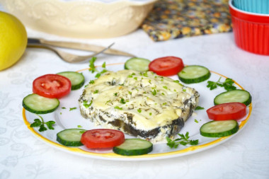 Cod in sour cream in oven