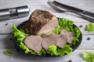 Veal in foil baked in the oven New Year's Eve