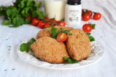 Pike cutlets in the oven