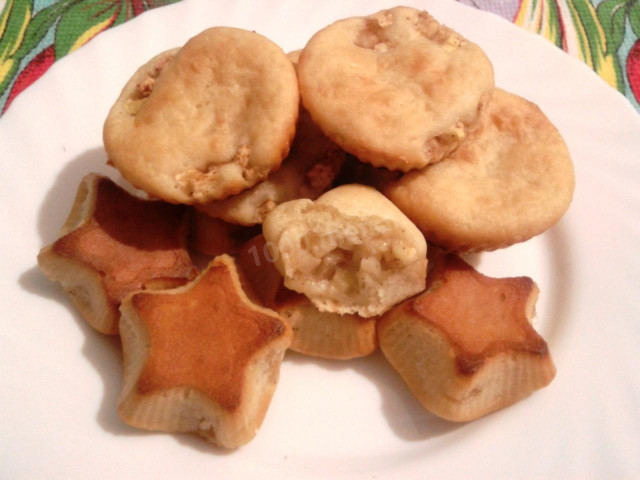 Apple fritters in the oven