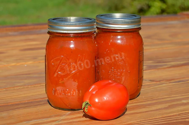 Tomato paste in the oven