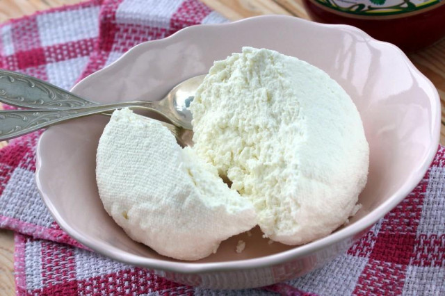 Kefir cottage cheese in the oven