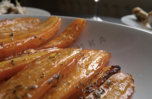 Baked carrots