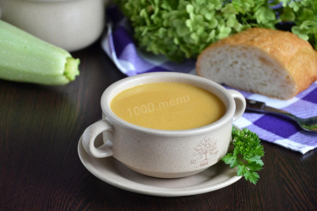 Zucchini soup