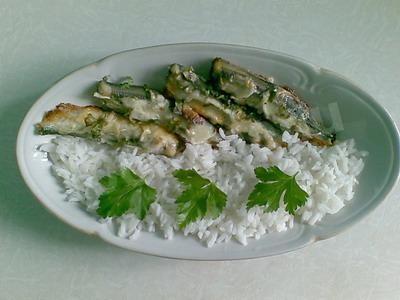 Lemon capelin in the oven