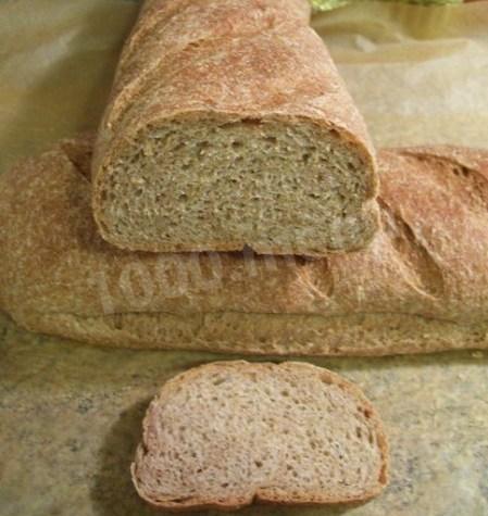 English bread in the oven