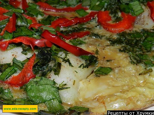 Fish fillet casserole in the oven