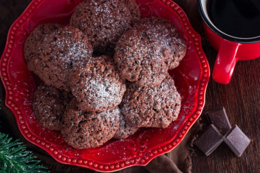 Classic homemade chocolate cookies