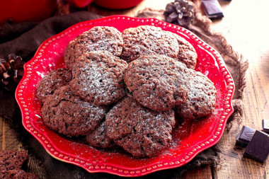 Classic homemade chocolate cookies