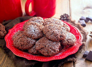 Classic homemade chocolate cookies