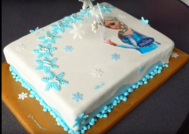 Elsa Cold Heart cake for girls