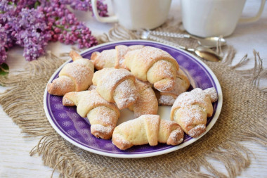 Bagels with shortbread jam