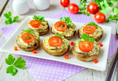 Mushrooms with cream cheese