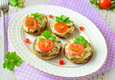 Mushrooms with cream cheese