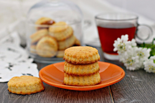 Cottage cheese and sour cream cookies