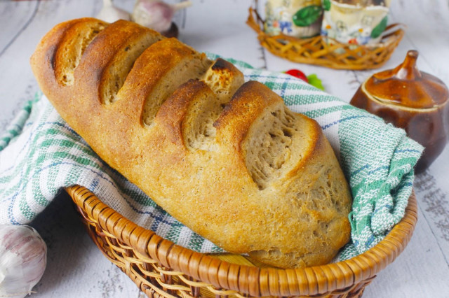 Bread with buckwheat flour