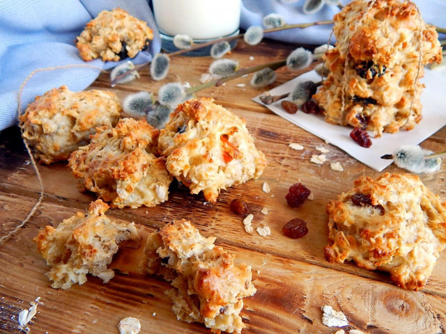 Low-calorie oatmeal cookies
