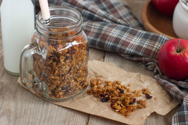 Baked muesli