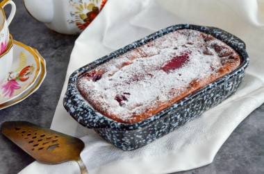 Clafouti with cherries