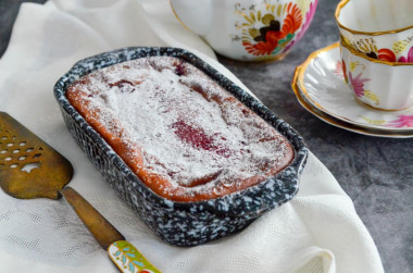 Clafouti with cherries