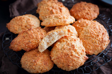 Cottage cheese and oatmeal cookies