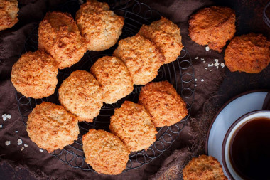 Cottage cheese and oatmeal cookies