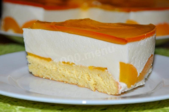 Cottage cheese cream cake