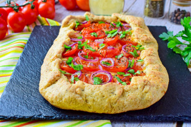 Tomato and cheese pie