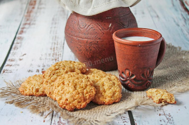 Oatmeal cookies with honey