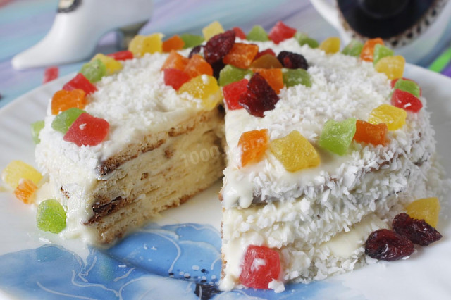 Cottage cheese sour cream cake
