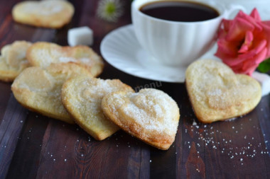 Shortbread cookies with sour cream