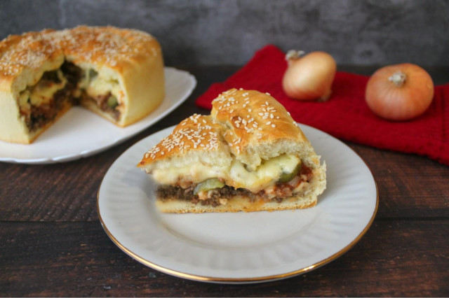 Cheeseburger pie