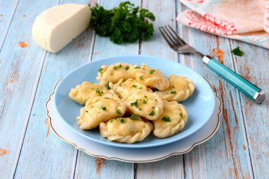 Dumplings with cheese