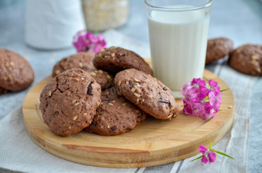 Chocolate oatmeal cookies