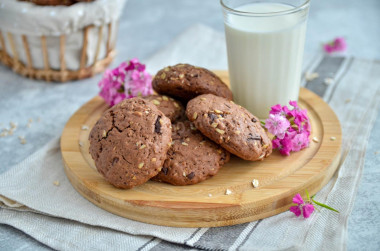 Chocolate oatmeal cookies