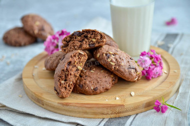 Chocolate oatmeal cookies