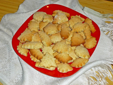 Hasty cookies on sour cream