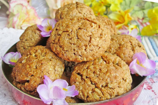 Homemade oatmeal gingerbread