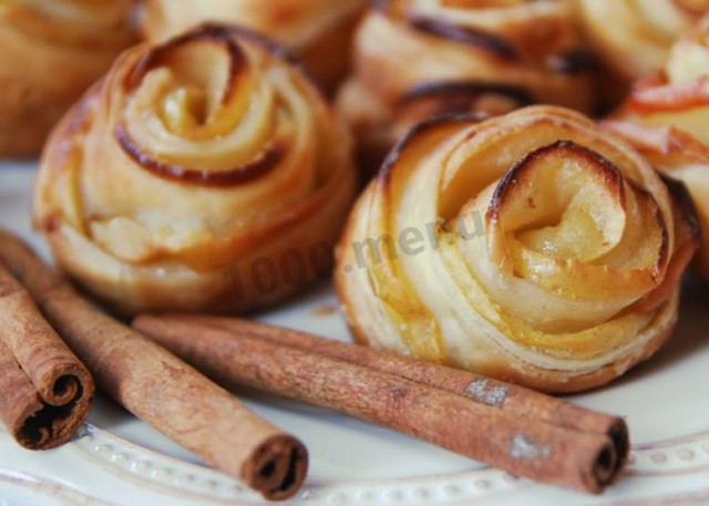 Yeast-free puff pastry buns