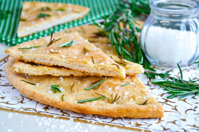 Italian flatbread focaccia