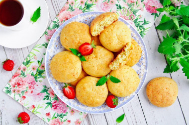 Quick curd cookies